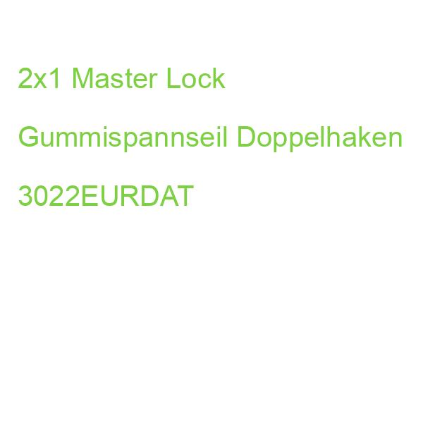 2x1 Master Lock Gummispannseil Doppelhaken 3022EURDAT