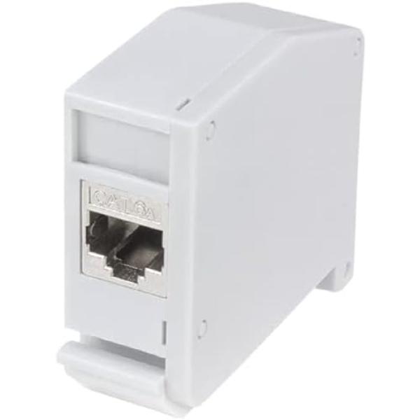 Logilink Hutschienenadapter m.Cat.6A-Kupplung,2xRJ45-Buchse MP0056 (4052792065787)