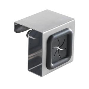 Handtuchhalter, zum Einhaken, eckig, silber/ grau metaltex 297153000 (8002522971532)