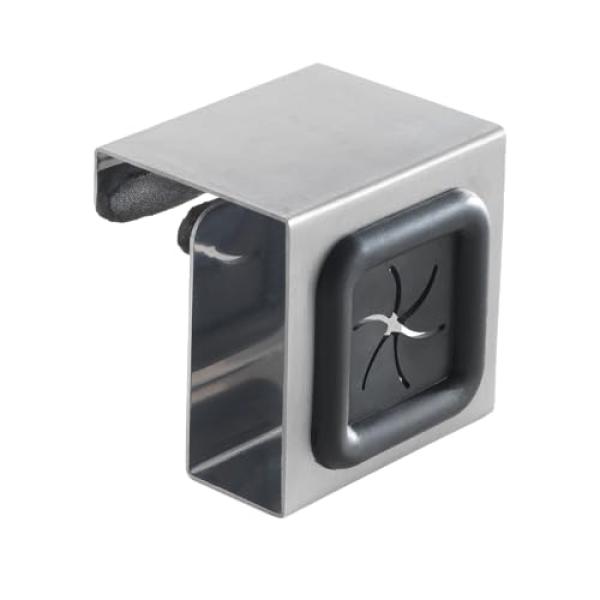 Handtuchhalter, zum Einhaken, eckig, silber/ grau metaltex 297153000 (8002522971532)