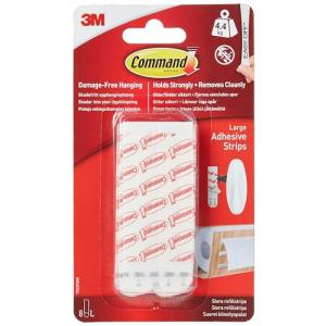 3M Nachfüllpackung Strips, Größe: L, weiß Command 17023-8-EU (4064035175368)