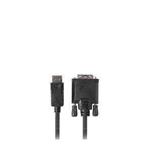 LANBERG Displayport (M)V1.2->DVI-D(M)(24+1) Kabel 1,8m sw CA-DPDV-10CU-0018-BK (5901969416411)