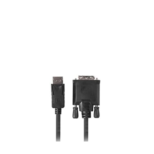 LANBERG Displayport (M)V1.2->DVI-D(M)(24+1) Kabel 1,8m sw CA-DPDV-10CU-0018-BK (5901969416411)
