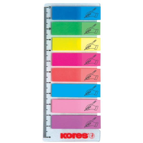 Pagemarker 'Sign Here'- Folie, 12 x 45 mm, 8x 25 Blatt Kores N45125 (9023800451255)