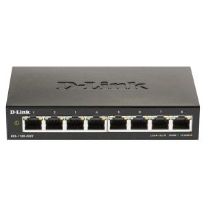 D-Link DGS-1100-08V2/E 8-Port Layer2 Gigabit Smart Sw