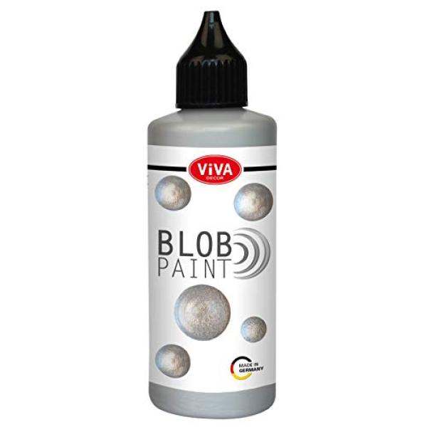 ViVA DECOR Blob Paint, 90 ml, silber-metallic Viva Decor 131990110 (4042972172701)