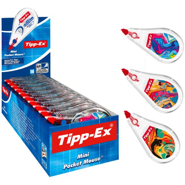 Korrekturroller Mini Pocket Mouse Dekor, 10er Display Tipp-Ex 8922366 (3086123249387)