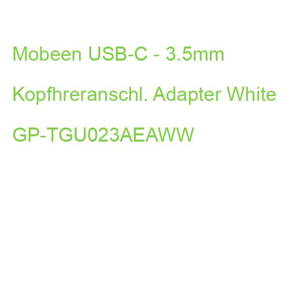 Mobeen USB-C - 3.5mm Kopfhreranschl. Adapter White GP-TGU023AEAWW