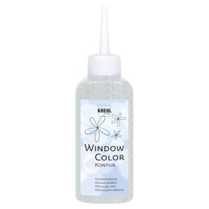 Window Color Konturenfarbe, farblos, 80 ml KREUL 42776 (4000798427764)