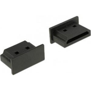 Staubschutz für HDMI micro-D Buchse mit Griff 10 Stück schwarz 64031