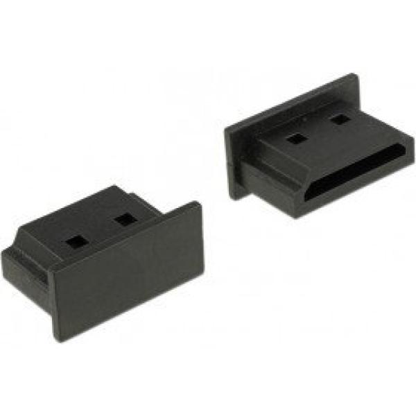 Staubschutz für HDMI micro-D Buchse mit Griff 10 Stück schwarz 64031