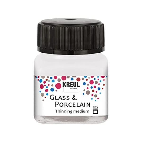 KREUL Glass & Porcelain Farbverdünner medium transparent 20ml Glas