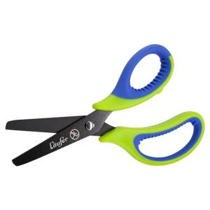 Bastelschere 13 cm rund grün blau LÄUFER 87221 (4006677872212)