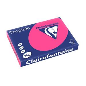 Multifunktionspapier Trophee, A3, neonrosa Clairefontaine 2888C (3329680288803)