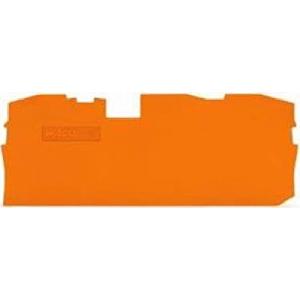 WAGO Abschluss-/Zwischenplatte orange 1mm 2010-1392 (4044918271769)