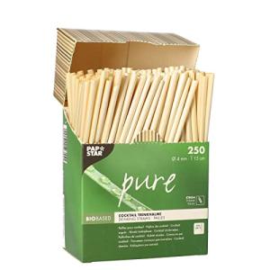 Stroh-Trinkhalme 'pure', 150 mm, natur PAPSTAR 88482 (4002911523551)