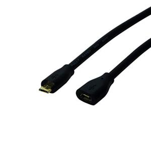 Micro USB 2.0 Verlängerungskabel, 1, 5 m, schwarz LogiLink CU0122 (4052792047172)