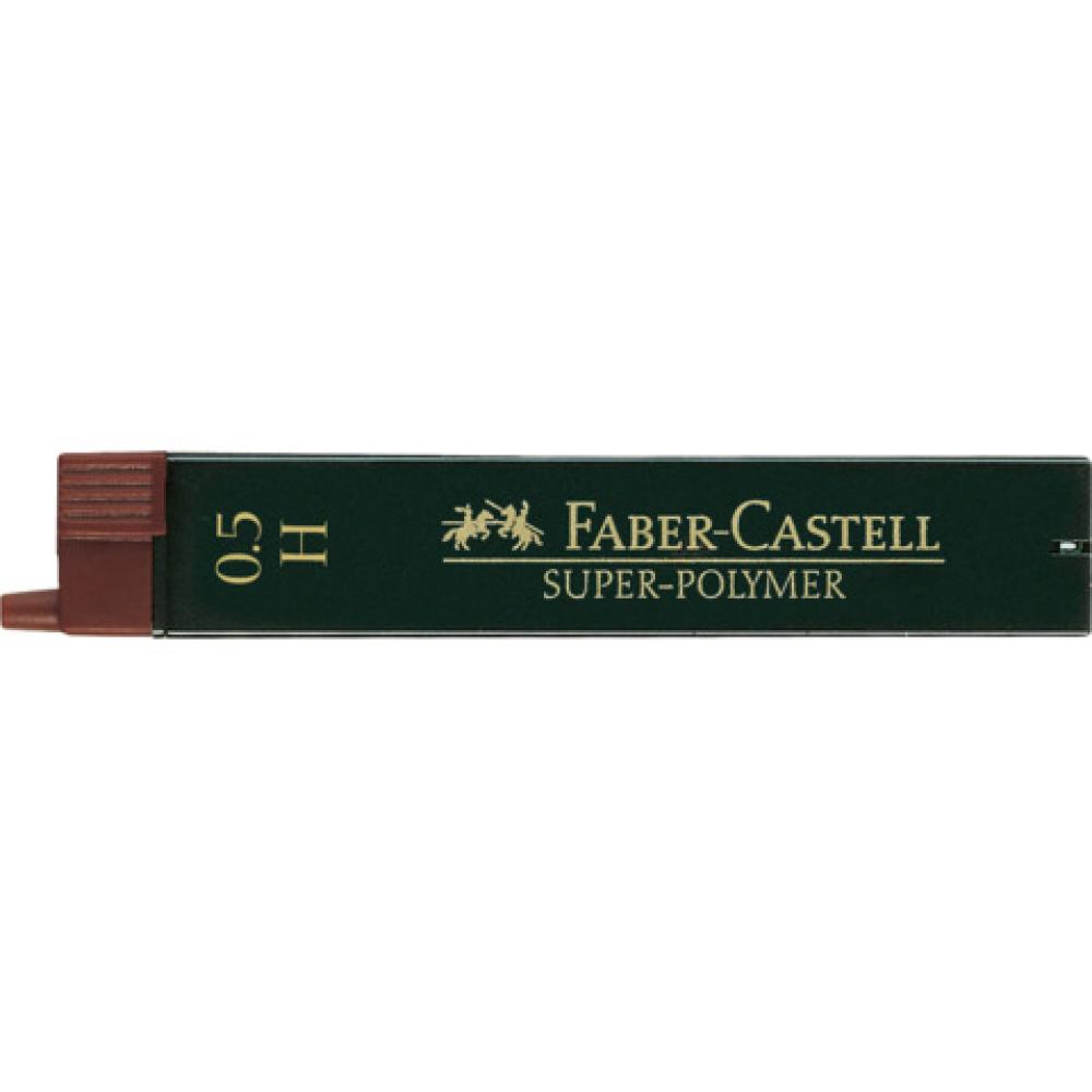 Feinmine SUPER POLYMER 0,5 mm H schwarz 12 Minen FABER CASTELL 120511 (4005401205111)