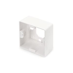 Aufputzrahmen für Keystone Leerdosen (weiß, 80 x 80mm) DN-93803 (4016032259367)