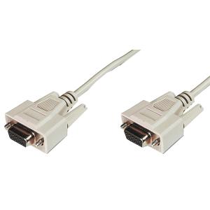 9-Pol Sub-D Kabel, Kupplung - Kupplung, 3, 0 m DIGITUS AK-610106-030-E (4016032301141)