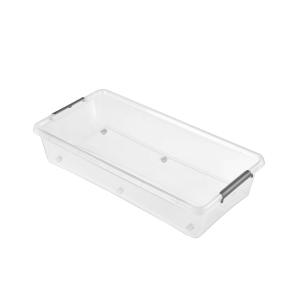 Aufbewahrungsbox/ Clipbox Lars, mit Rollen, 60 Liter keeeper 1104400100000 (4052396048612)