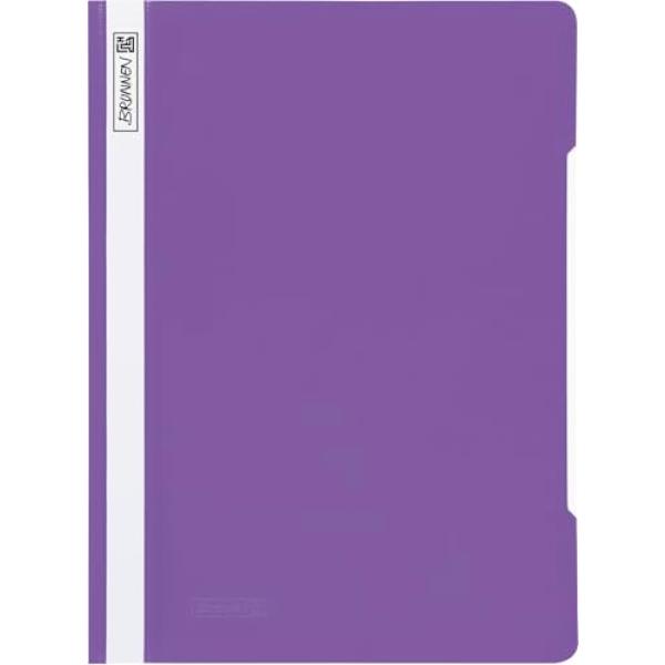 Brunnen Schnellhefter Kunststoff Violett Din A4 überbreit 102011062 (4003273106925)