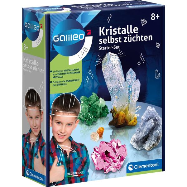 CLEMENTONI Experimentierset Galileo Lab Kristalle selbst züchten (8005125692699)