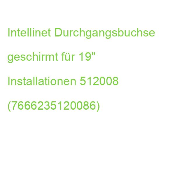 INTELLINET Durchgangsbuchse geschirmt für 19