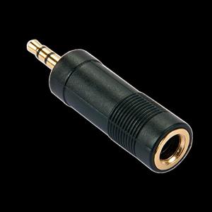LINDY Audio-Adapter 3,5mm female an 6,3mm female vergoldet 35621 (4002888356213)