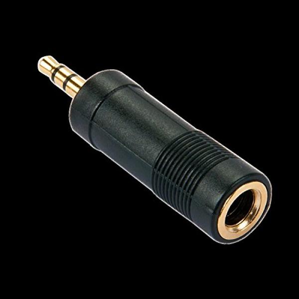 LINDY Audio-Adapter 3,5mm female an 6,3mm female vergoldet 35621 (4002888356213)