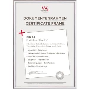 Walther New Lifestyle 21x29,7 Kunststoff silber DIN A4 KV130S