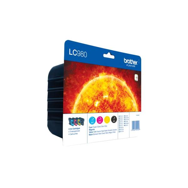 BROTHER LC980VALBPDR valuepack ink blist (5014047561030)