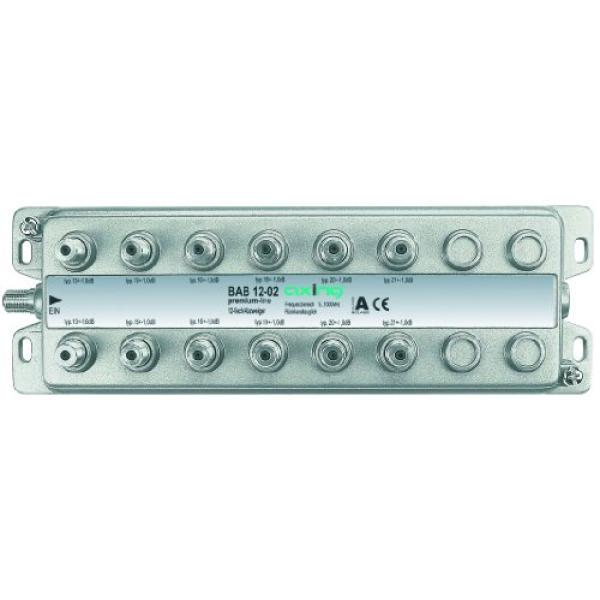 AXING 12-fach Abzweiger BAB 12-025-1006MHz o.Durchgang brummentstört BAB01202 (7611682250121)