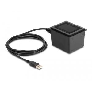 DELOCK USB Barcodescanner 1D und 2D kabelgebunden 90600 (4043619906000)