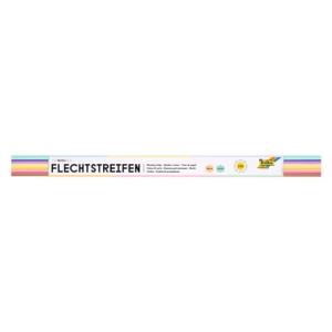 Flechtstreifen 'Pastell', (B)15 x (L)500 mm, sortiert folia 70315 (4001868130775)
