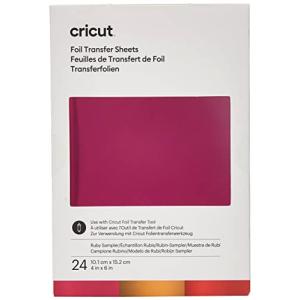 CRICUT Transfer Foil Sheets Sampler 10x15cm 24 sheets Ruby(P) 2008717 (0093573559945)