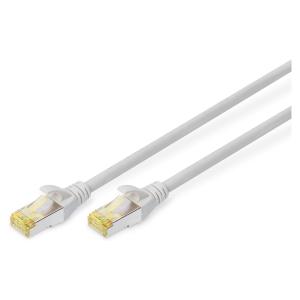 DIGITUS Patchkabel Cat6a S/FTP 2xRJ45 1.0m grau Hebelschutz Polybeutel DK-1644-A-010 (4016032327318)
