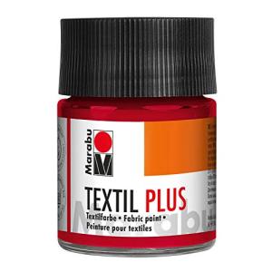 Stoffmalfarbe Textil plus, 50 ml, karminrot 032 Marabu 17150005032 (4007751055651)