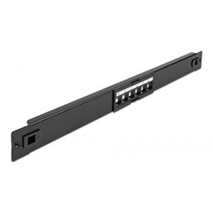 Delock 19? Keystone Patchpanel 6 Port werkzeugfrei 66820