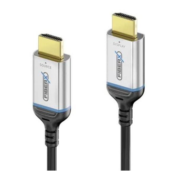 FiberX HDMI-Glasfaserkabel HDMI2.1/48Gbps,8K/60Hz,4K/120Hz,15m FX-I380-015 (4251364731581)