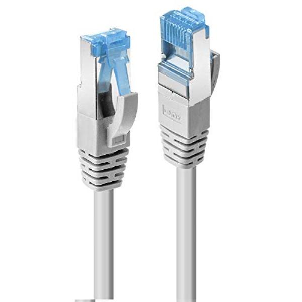 LINDY Patchkabel Cat6A S/FTP PIMF LSZH grau 1.00m 47132 (4002888471329)