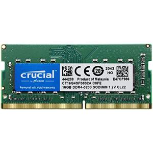 SO 3200 16GB Crucial 16GB CT16G4SFS832A