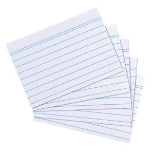 Karteikarten, DIN A8, liniert, weiß herlitz 300005093 (4008110568553)