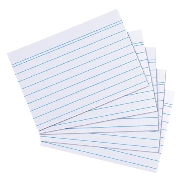 Karteikarten, DIN A8, liniert, weiß herlitz 300005093 (4008110568553)
