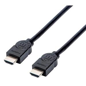 MANHATTAN HDMI-Kabel High Speed A -> A St/St 1.00m geschirm 355308 (0766623355308)