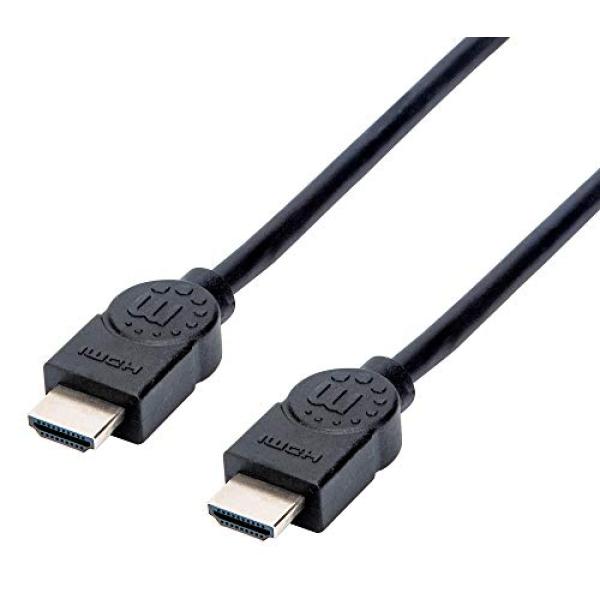 MANHATTAN HDMI-Kabel High Speed A -> A St/St 1.00m geschirm 355308 (0766623355308)