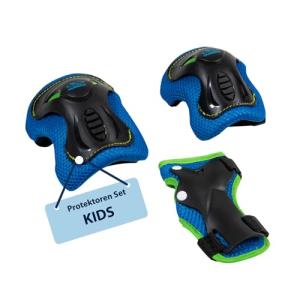 Protektoren Set Kids (schwarz/blau, Größe XS) 83048 (4005998859346)