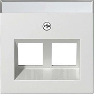 Abdeck. BSF Modular Jack rw matt GIRA 30? 2f. 55 264027 (4010337460183)