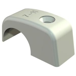 OBO 4030 ISO-Nagelschelle 7-11mm PP lichtgrau RAL7035 2215101 (4012195213253)