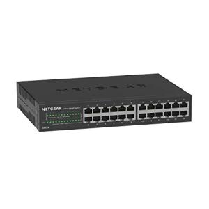 NETGEAR GS324-200EUS GIGABIT SWITCH Standalone 24xRJ45 schwarz unmanaged